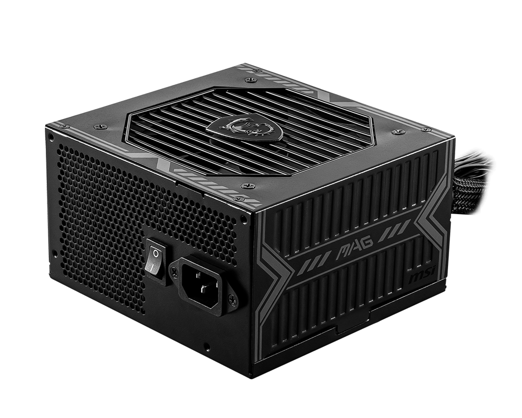 MSI MAG A650BN Gaming Power Supply - 80 Plus Bronze Certified 650W - Compact Size - ATX PSU
