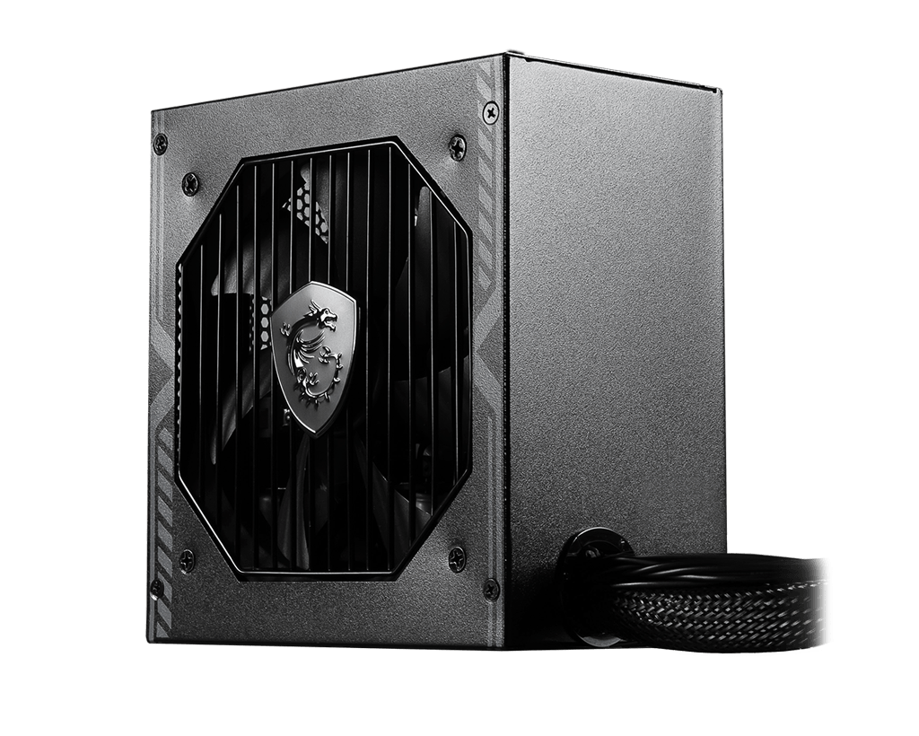 MSI MAG A650BN Gaming Power Supply - 80 Plus Bronze Certified 650W - Compact Size - ATX PSU