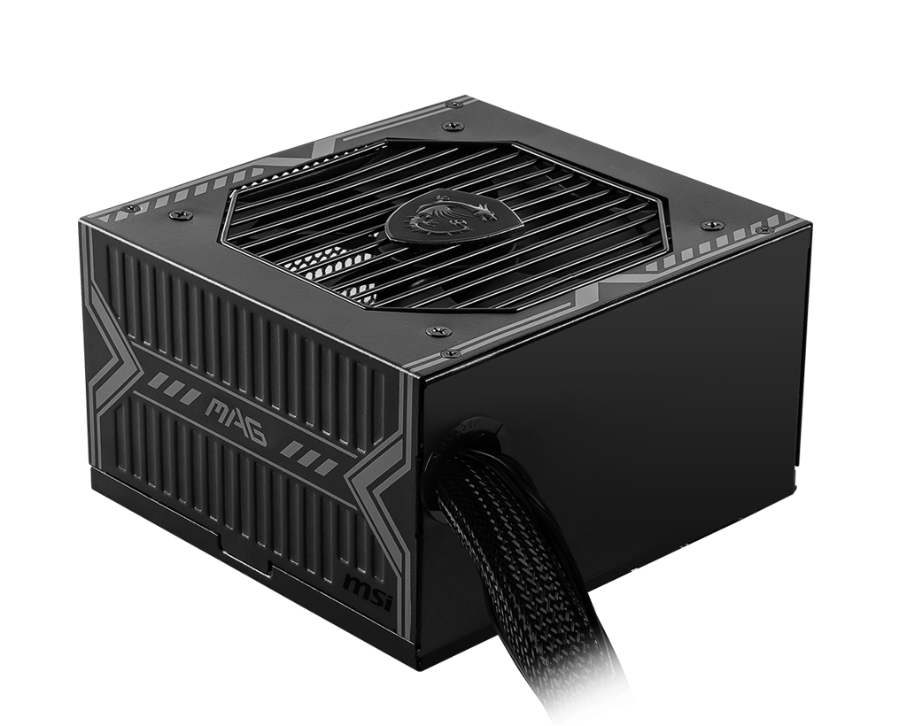 MSI MAG A650BN Gaming Power Supply - 80 Plus Bronze Certified 650W - Compact Size - ATX PSU