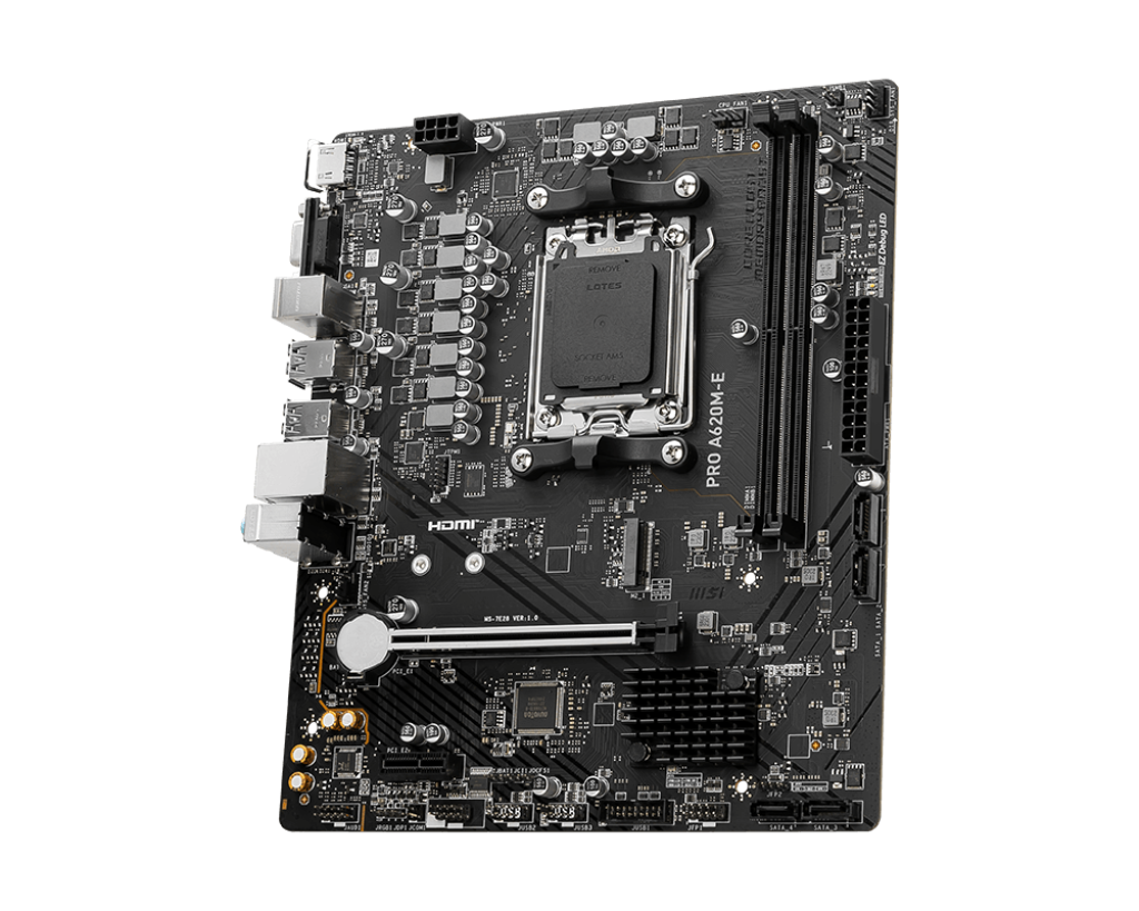 MSI PRO A620M-E DDR5 AM5 Motherboard