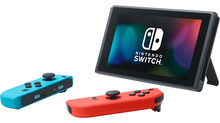 Nintendo Switch - V2 (Neon Red & Blue)