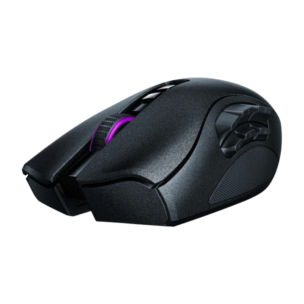Razer Naga Pro Optical Gaming Mouse with Interchangeable Side Plates