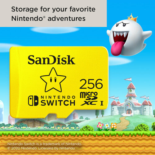 SanDisk 256GB Nintendo Switch Micro SD Card