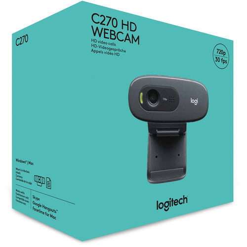 Logitech C270 HD Webcam (960-000694)