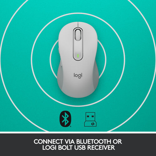 Logitech White Signature M650 Wireless Mouse