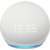 Amazon Echo Dot with Clock - Glacier White (5th Generation)