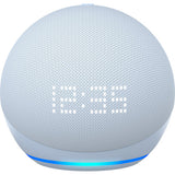 Amazon Echo Dot with Clock - Glacier White (5th Generation)