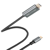 Argom 1.8m/6ft 4K 30Hz Cable Type-C To HDMI Nylon Braided Cable (ARG-CB-0091)