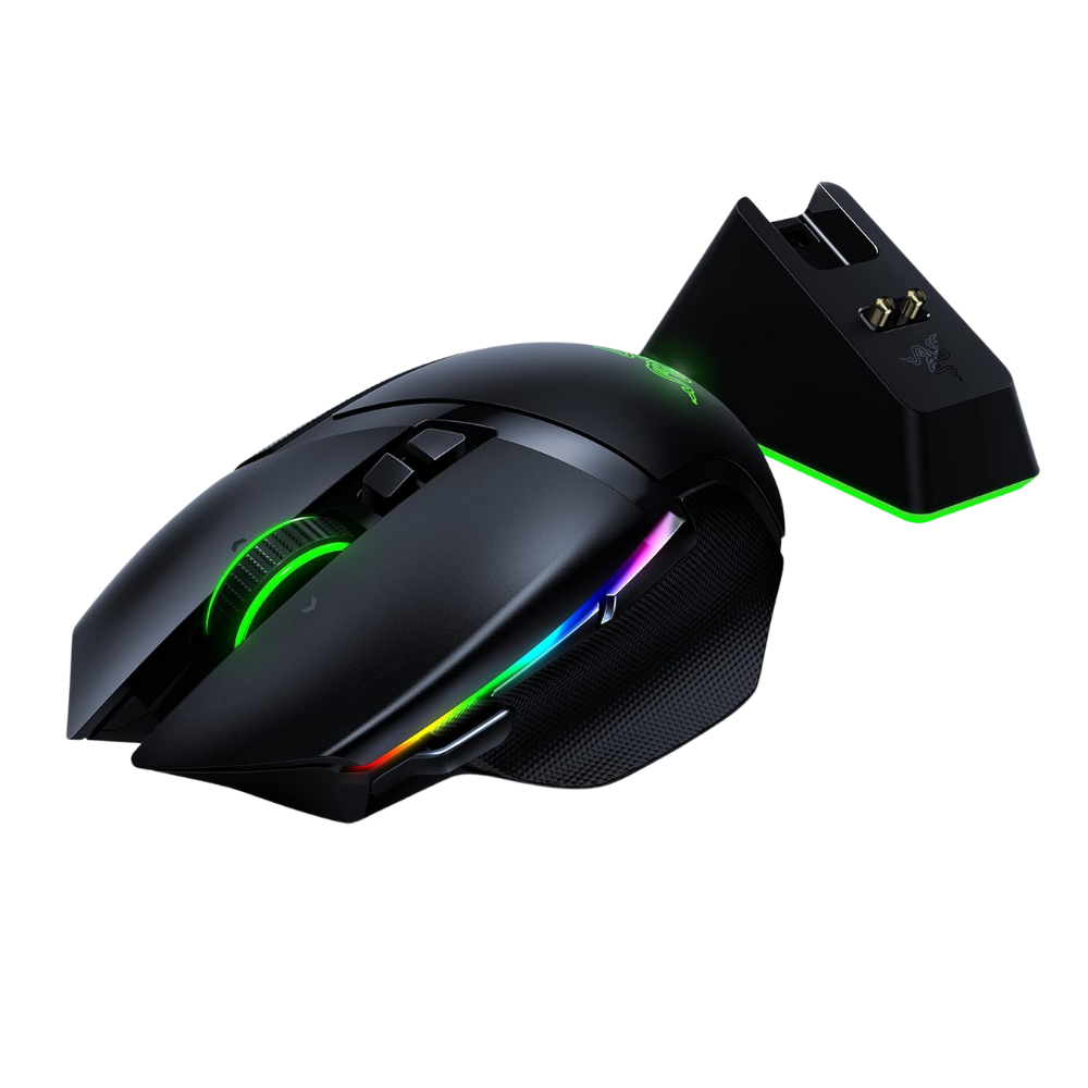 Razer Basilisk Ultimate Wireless Gaming Mouse and Charging Dock