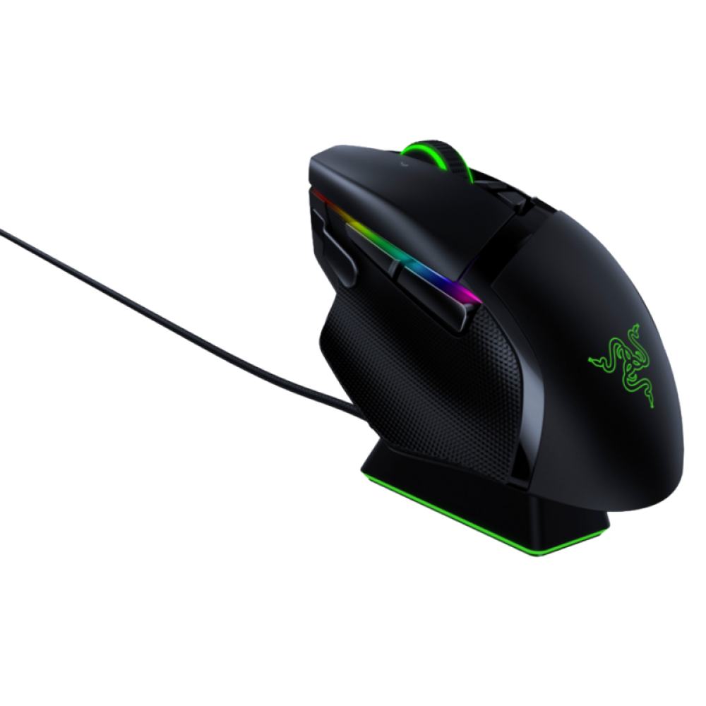 Razer Basilisk Ultimate Wireless Gaming Mouse and Charging Dock