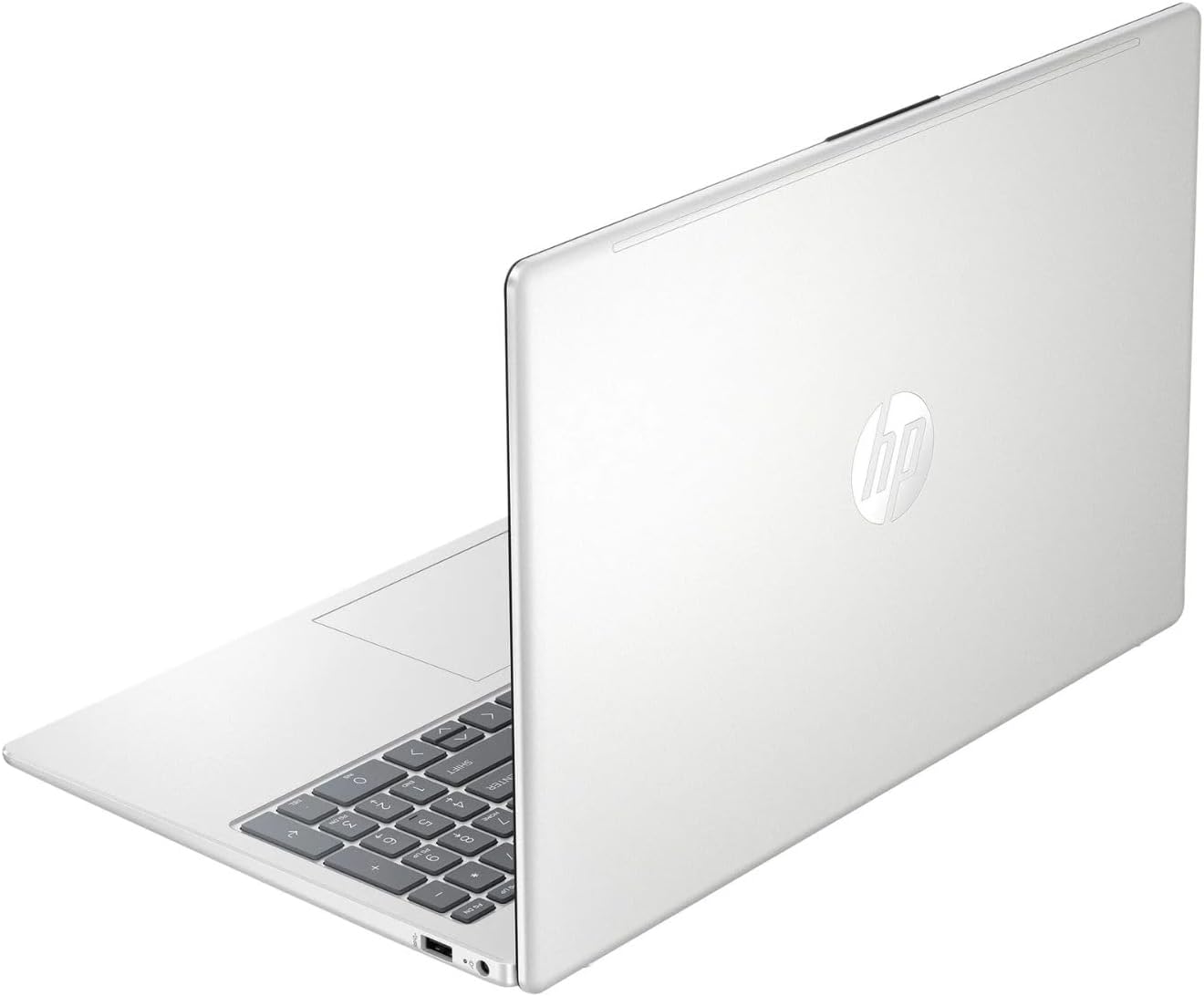 15.6" HP 15-FC0041WM Laptop, 15.6-inch Full HD, AMD Ryzen 5-7520u, 8GB RAM, 512GB SSD, Windows 11, Natural Silver + FREE 64GB Flashdrive