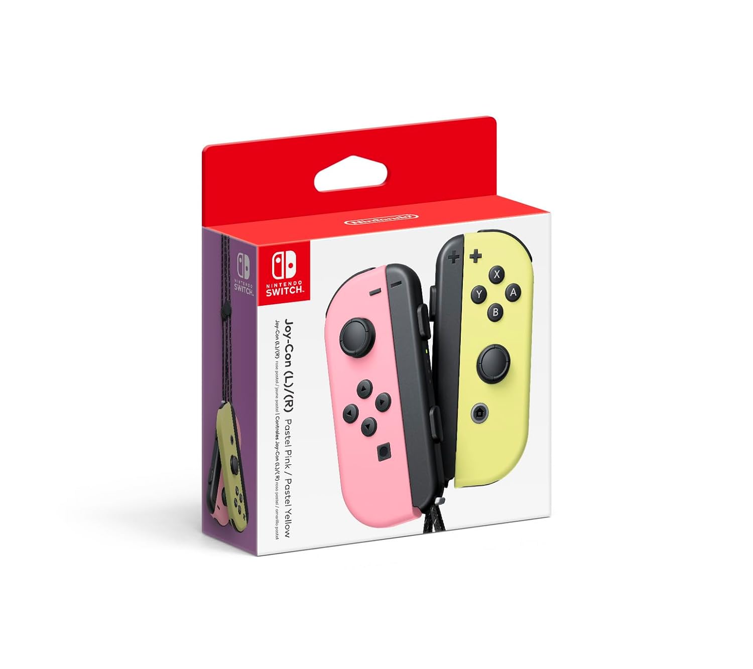 Nintendo Pastel Pink/Yellow Joy-Con Controller
