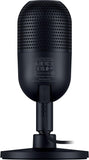 Razer Seiren V3 Mini USB Microphone: Condenser Mic - Supercardioid Pickup Pattern - Tap-to-Mute Sensor with LED Indicator - Shock Absorber - Ultra Compact - PC, Discord, OBS Studio, XSplit