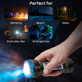 Emergency Rechargeable Flashlight w/ Bluetooth & FM Radio