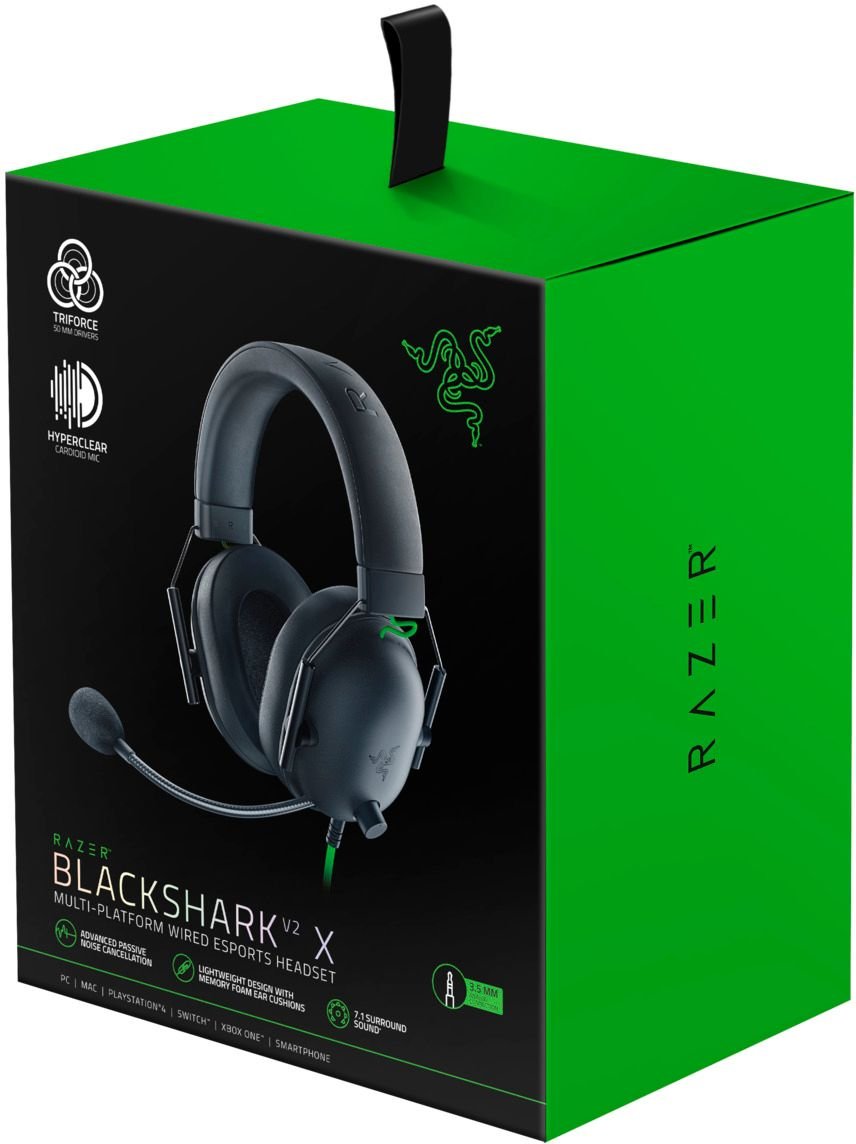 Razer BlackShark V2 X Wired Gaming Headset