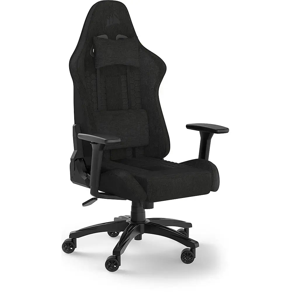 Corsair TC100 Relaxed Gaming Chair (Black, Fabric)