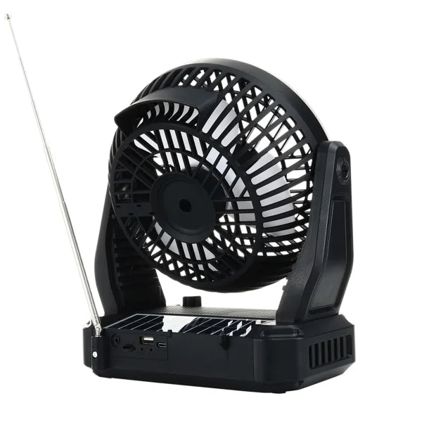 Audiobox RXF-40 Portable Fan w/ Speaker and Flashlight