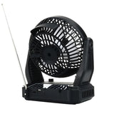 Audiobox RXF-40 Portable Fan w/ Speaker and Flashlight