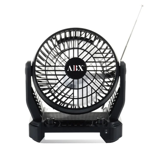 Audiobox RXF-40 Portable Fan w/ Speaker and Flashlight