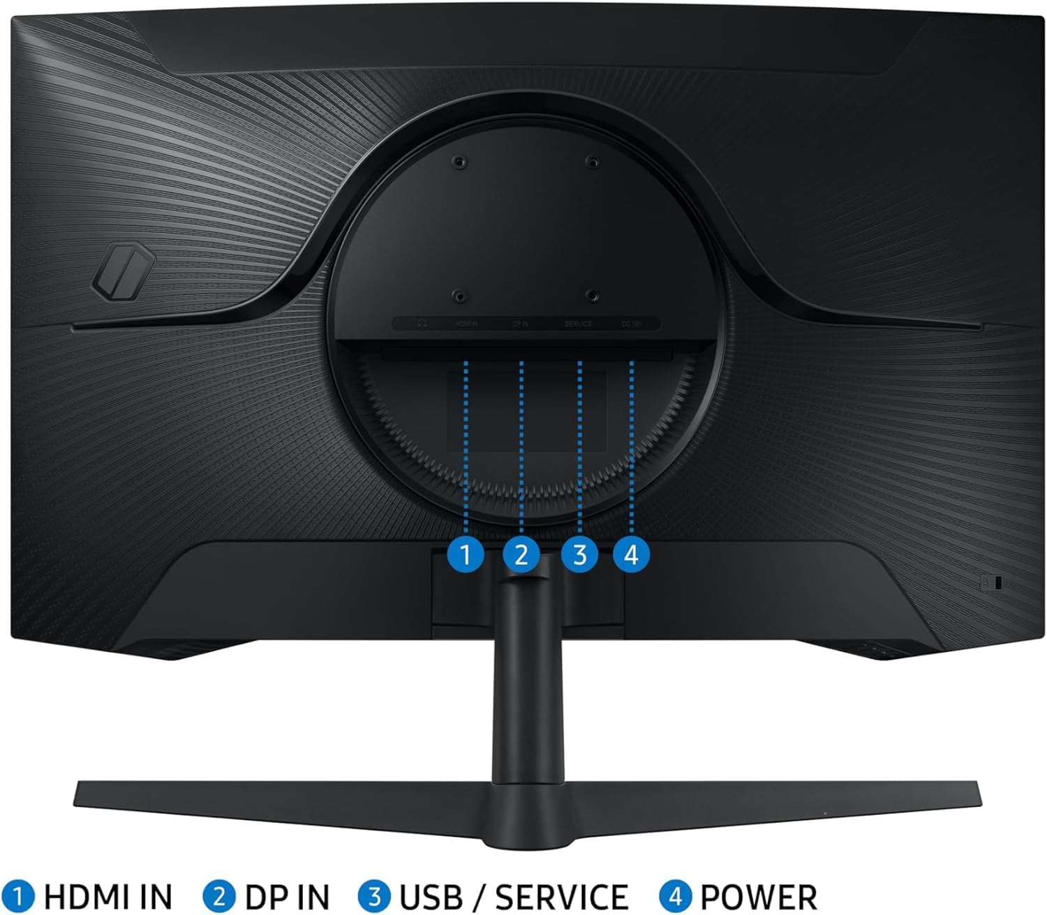 Samsung 32" Odyssey G55C QHD Curved Gaming Monitor
