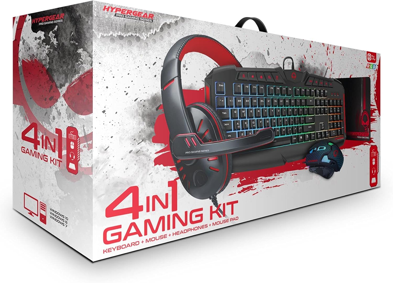Red Dragon HyperGear 4-in-1 Gaming Kit (15459-HYP)