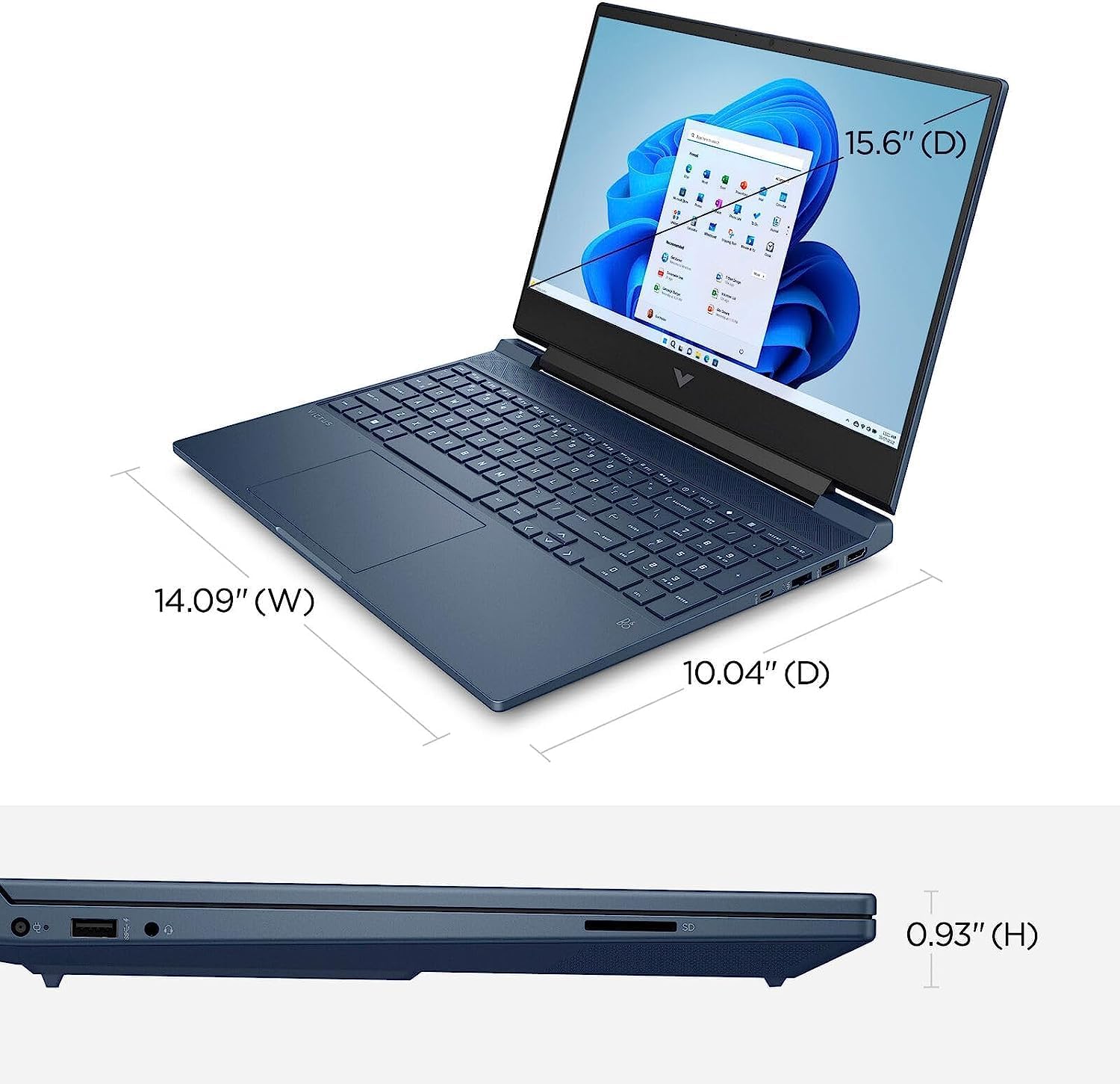 HP Victus 16.1" Gaming Laptop - Intel Core i5, NVIDIA GeForce RTX 3050, 8GB RAM, 512GB SSD, Windows 11 Home