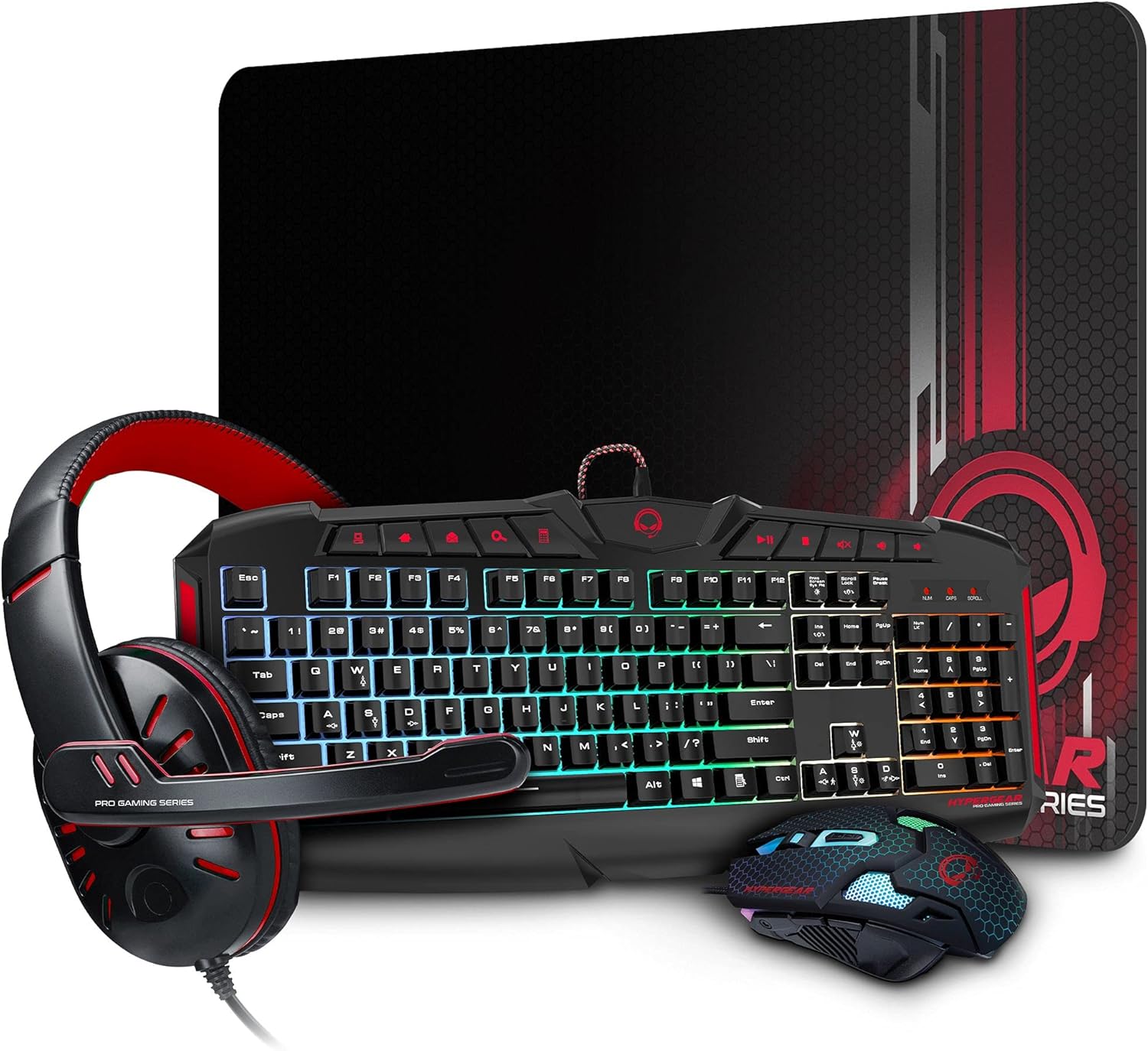 Red Dragon HyperGear 4-in-1 Gaming Kit (15459-HYP)