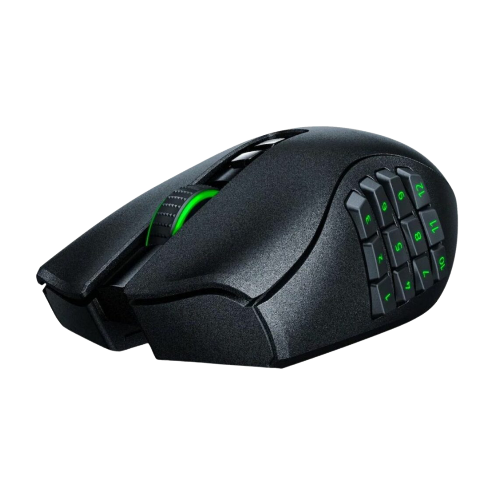 Razer Naga Pro Optical Gaming Mouse with Interchangeable Side Plates