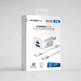 Argom VOLTA P40 Charge Pack – Two-Port Fast Charger (ARG-AC-0155WT)