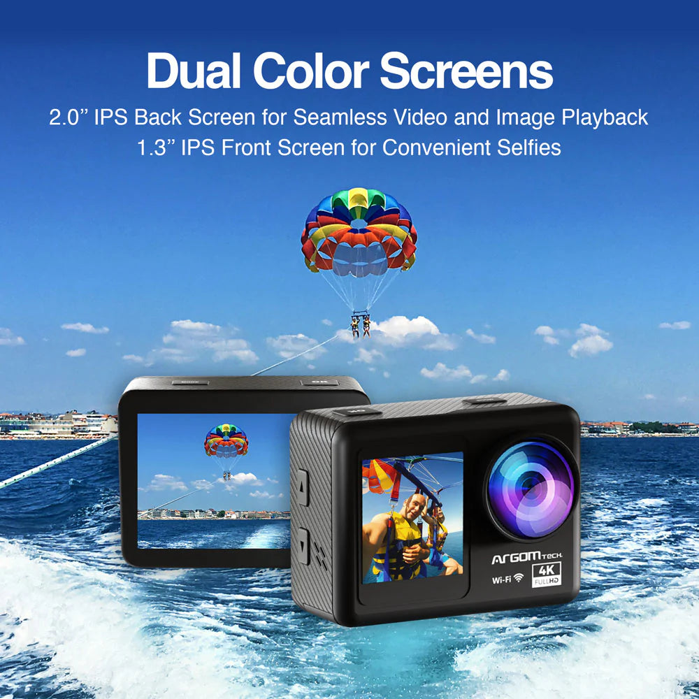 Argom Epic 85 - 4K Ultra HD Action Camera + Remote Control