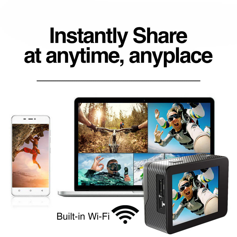 Argom Epic 85 - 4K Ultra HD Action Camera + Remote Control