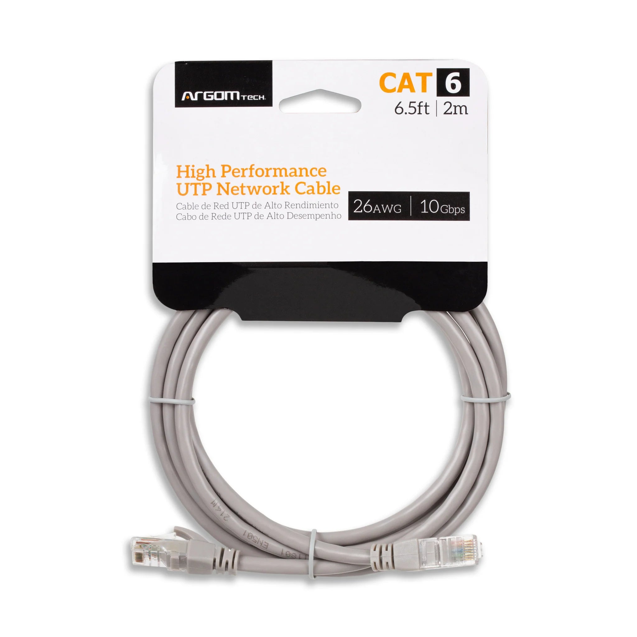 Argom Network UTP Cat6 Cable - 6.5ft/2m (ARG-CB-1552)