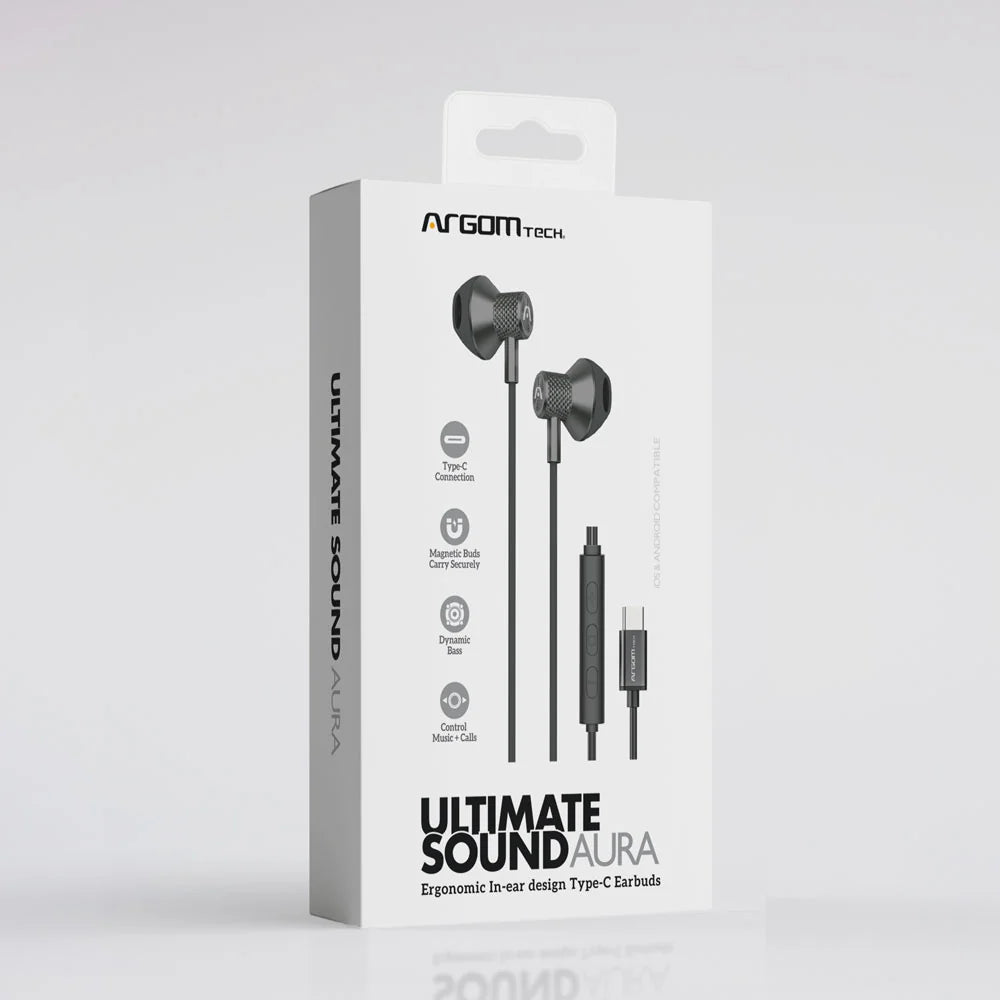 Argom Ultimate Sound Aura Wired Type-C Earphones