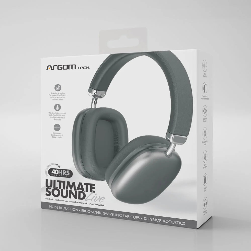 Argom Ultimate Sound Live BT Headphones
