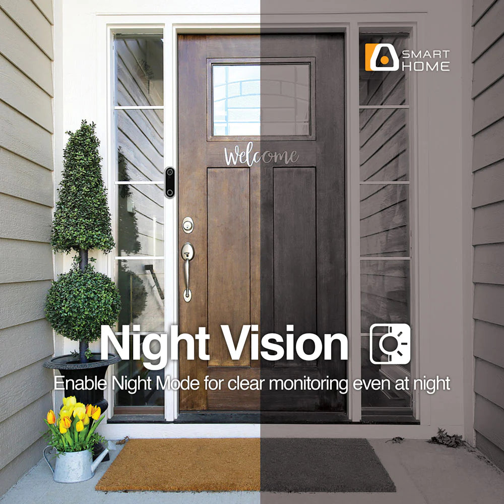 Argom Vision 2 Smart Wi-Fi 1080P FHD Video Doorbell with Chime