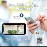 Argom Convoy 40 Smart Wi-Fi Full Motion Indoor 2K QHD Camera