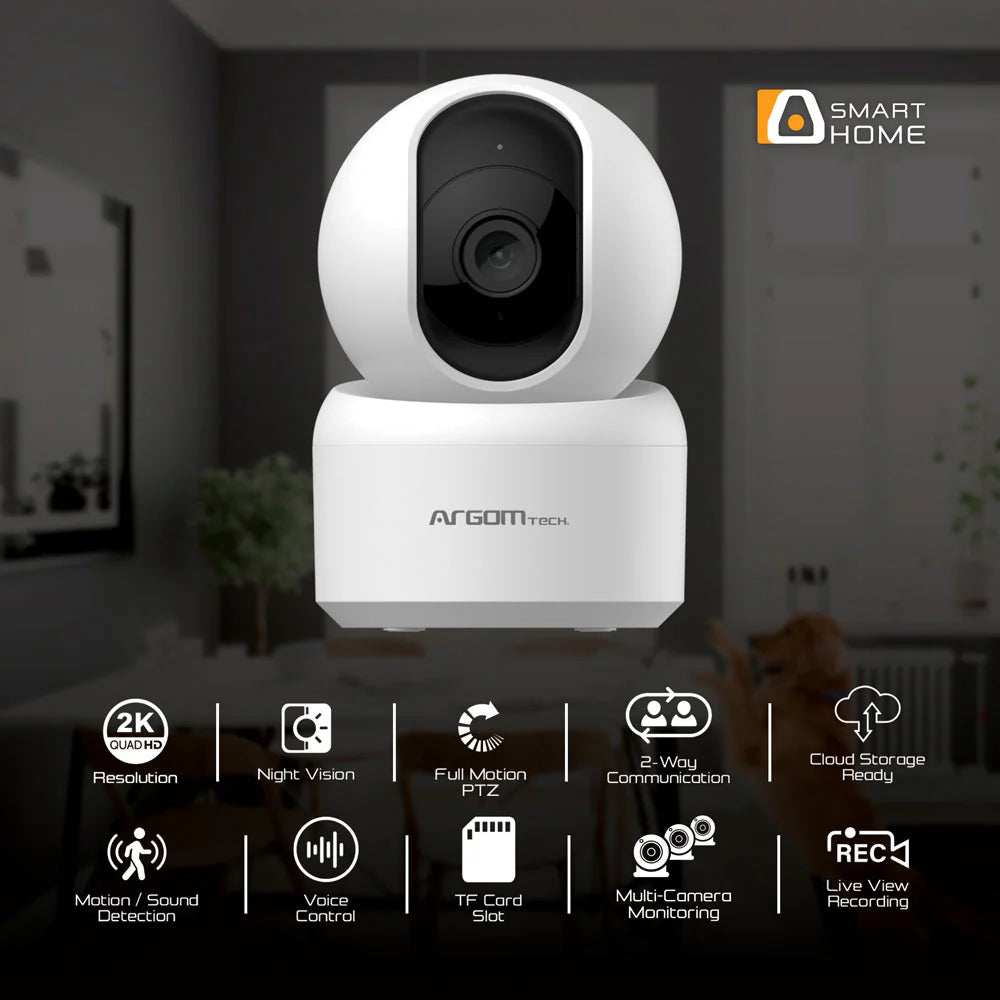 Argom Convoy 40 Smart Wi-Fi Full Motion Indoor 2K QHD Camera