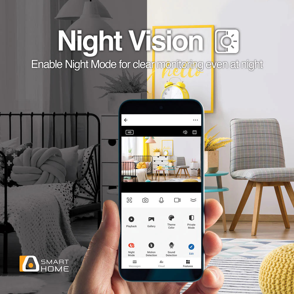 Argom Convoy 40 Smart Wi-Fi Full Motion Indoor 2K QHD Camera