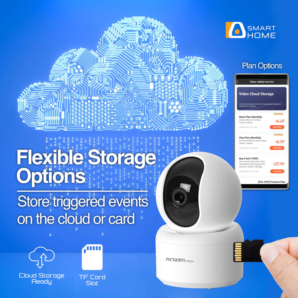 Argom Convoy 40 Smart Wi-Fi Full Motion Indoor 2K QHD Camera