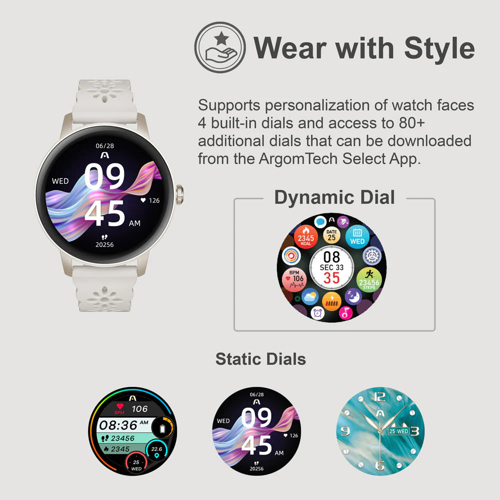 ArgomTech SKEIWATCH C30 SmartWatch Silver