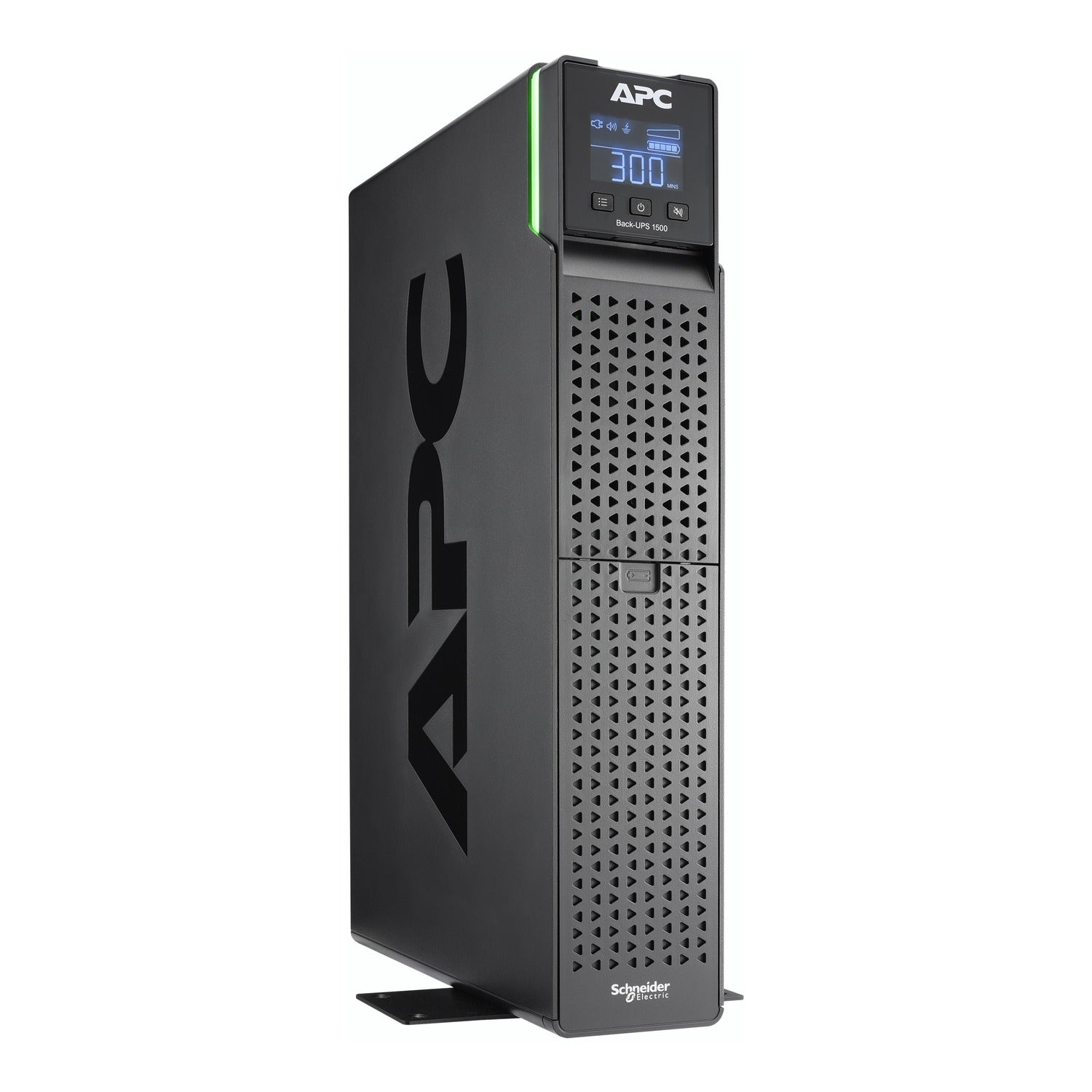 APC 1500VA, 120V, AVR, LCD, 8 NEMA 5-15R,2U Tower Rack convertible Back-UPS Pro