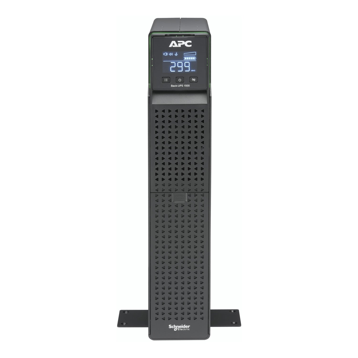 APC 1500VA, 120V, AVR, LCD, 8 NEMA 5-15R,2U Tower Rack convertible Back-UPS Pro