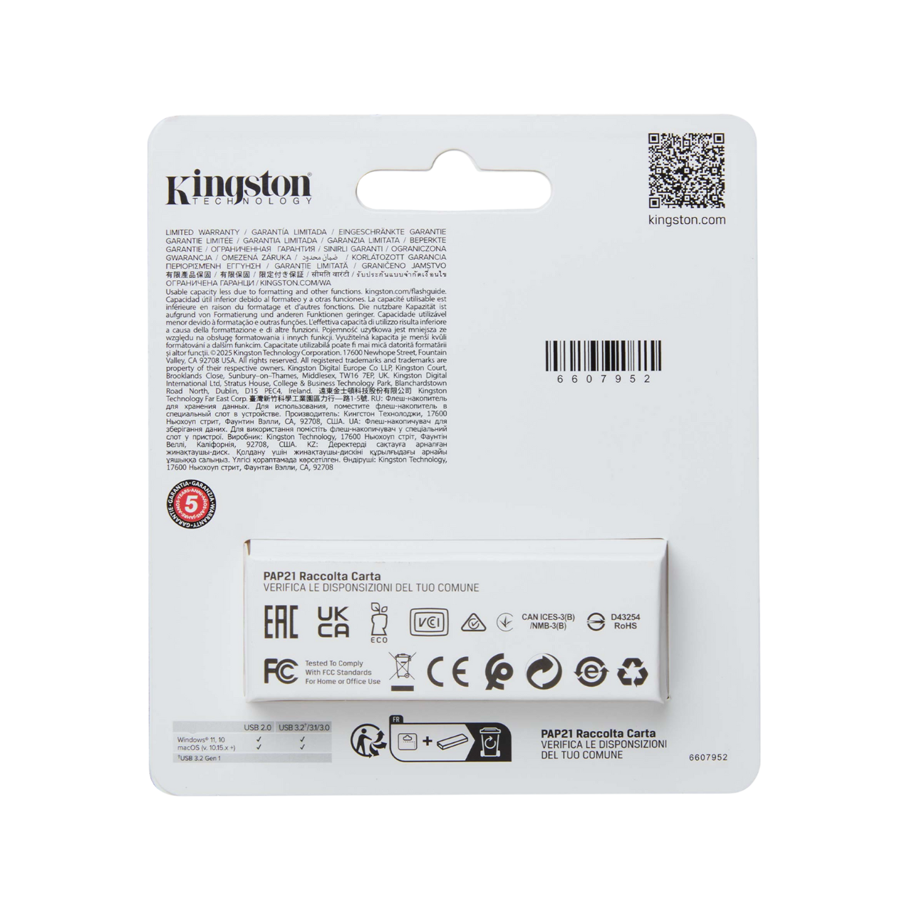 Kingston 128GB DataTraveler Exodia S USB Flash Drive