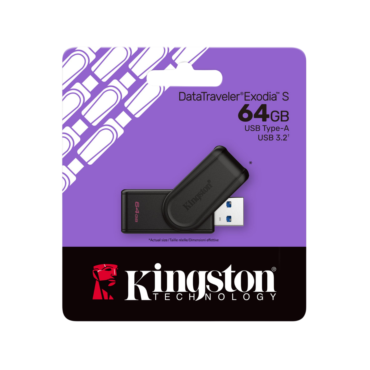 Kingston 64GB DataTraveler Exodia S USB Flash Drive