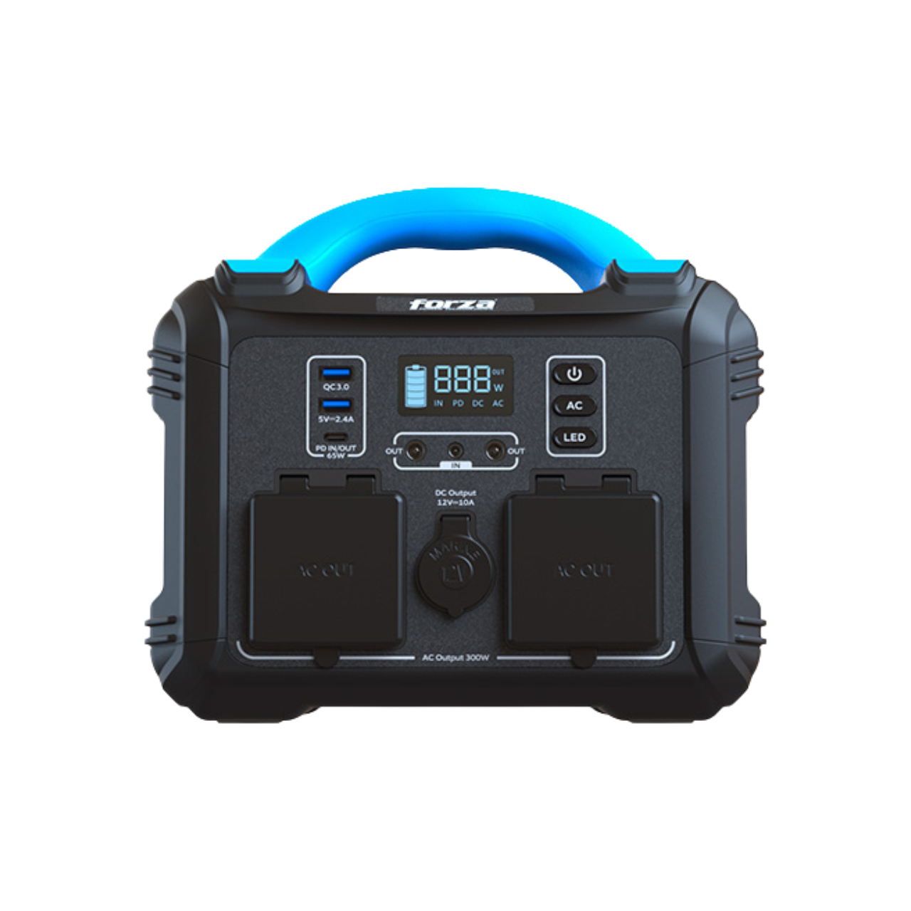 Forza 300W Titan Serie LMFP Battery Electric Generator (FPP-T300)