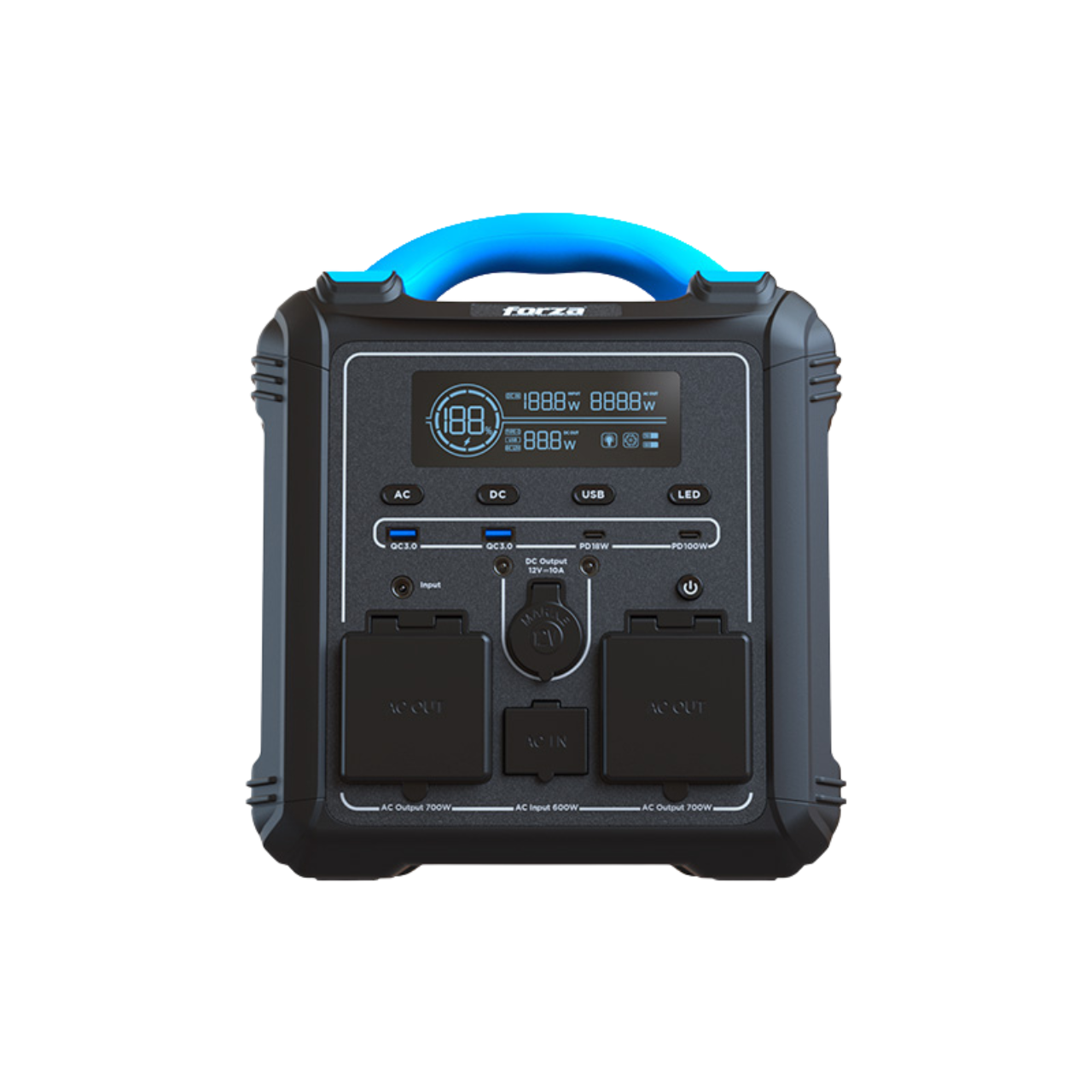 Forza 700W Titan Serie LMFP Battery Electric Generator (FPP-T700)