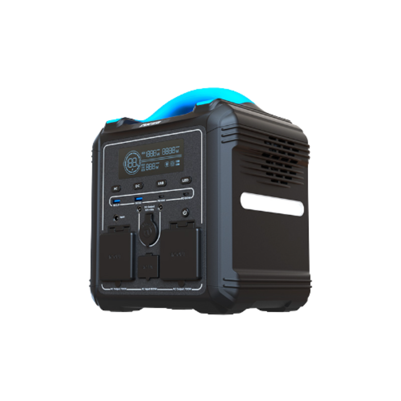 Forza 700W Titan Serie LMFP Battery Electric Generator (FPP-T700)