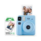Fujifilm 'Blue' instax Mini SE Instant Camera with Bonus 10 pack Mini Film