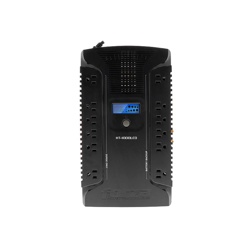 Forza 1000VA/600W, 12 outlet, 120V Interactive UPS (HT-1000LCD)