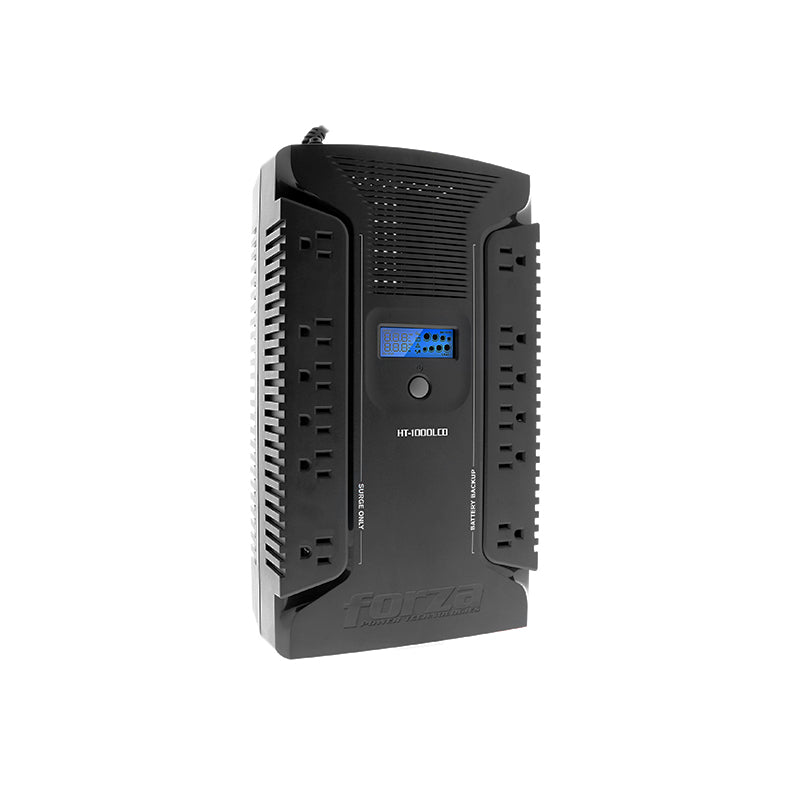 Forza 1000VA/600W, 12 outlet, 120V Interactive UPS (HT-1000LCD)